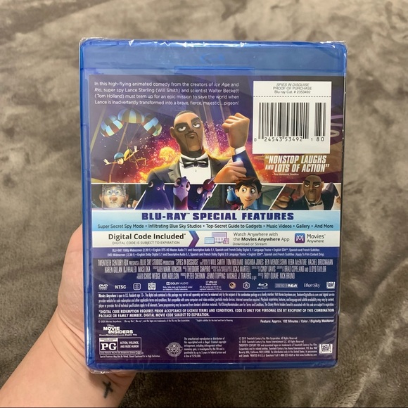 NEW Spies in Disguise (Blu-ray + DVD + Digital Code) Multi-Screen Edition - Picture 3 of 4